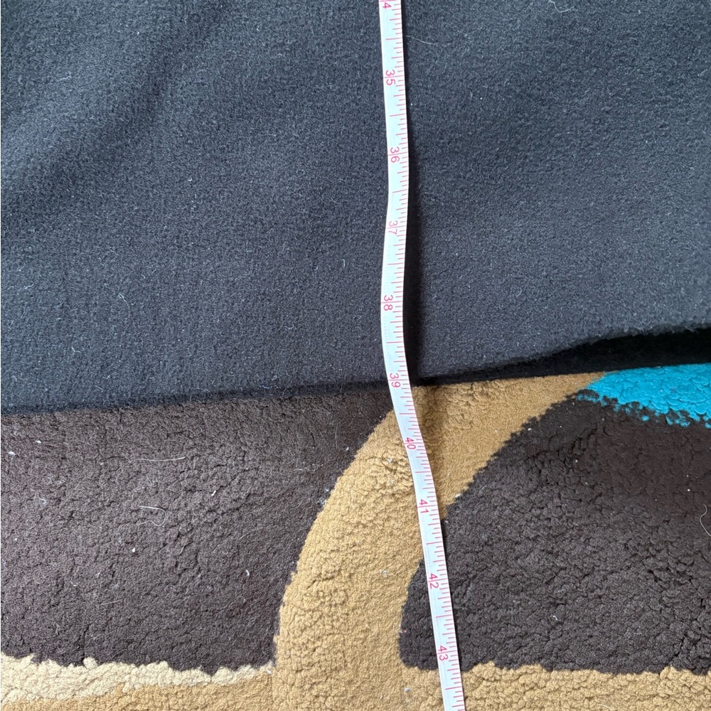 Solo Black Wool Coat - Picture 7 of 9